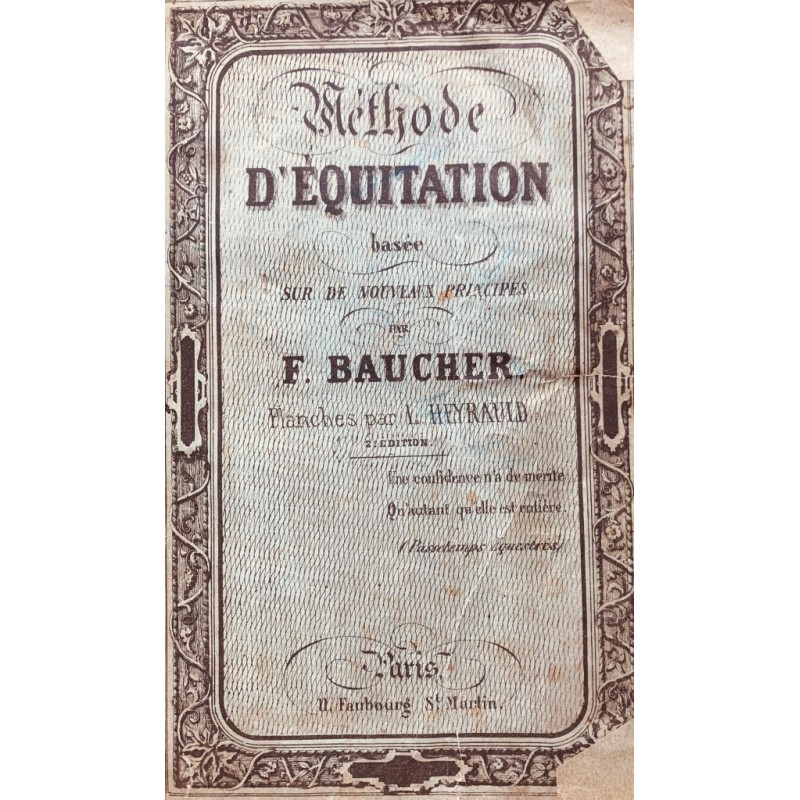 Méthode d'équitation (deuxième édition)