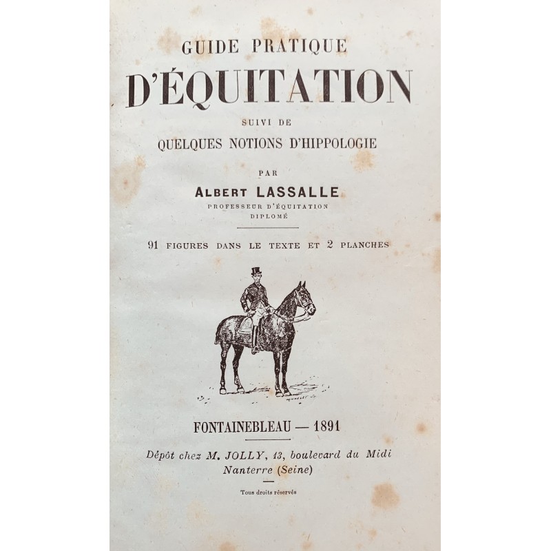 Guide pratique d'équitation