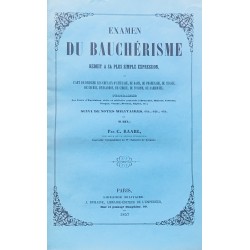 Examen du bauchérisme...