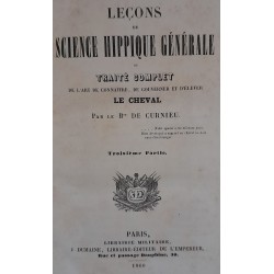 Leçons de science hippique générale