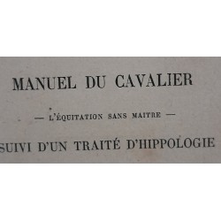 Manuel du cavalier -...