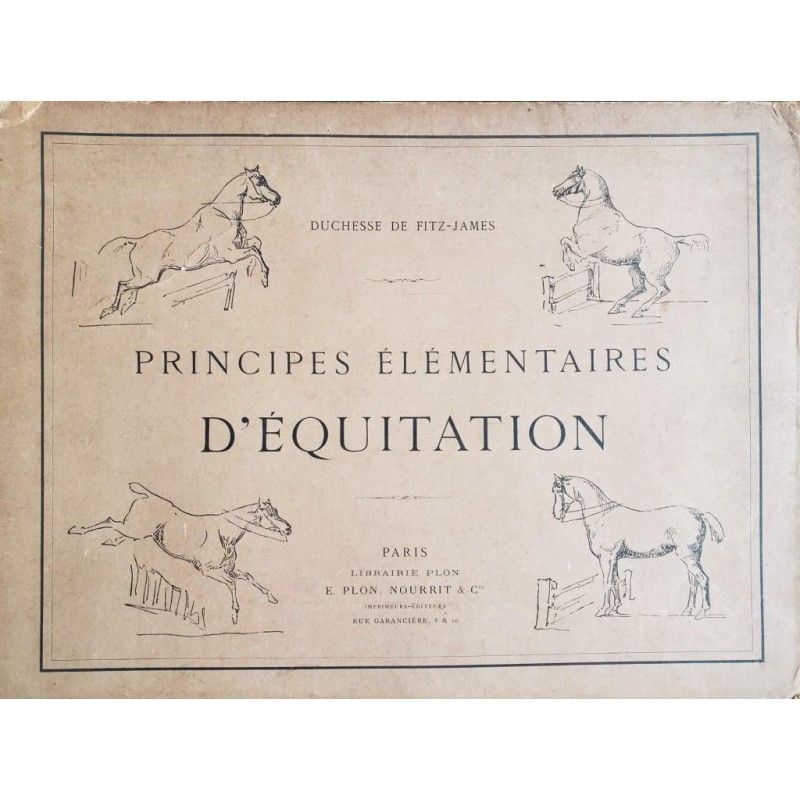 Principes élémentaires d'équitation