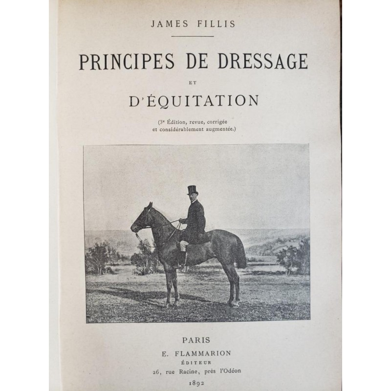 Principes de dressage et d'équitation