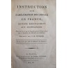 Instruction sur l'amélioration des chevaux en France