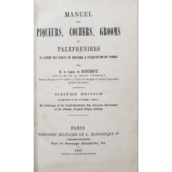 Manuel des piqueurs,...