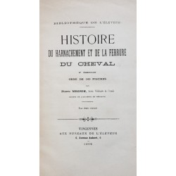 Histoire du harnachement et de la ferrure du cheval