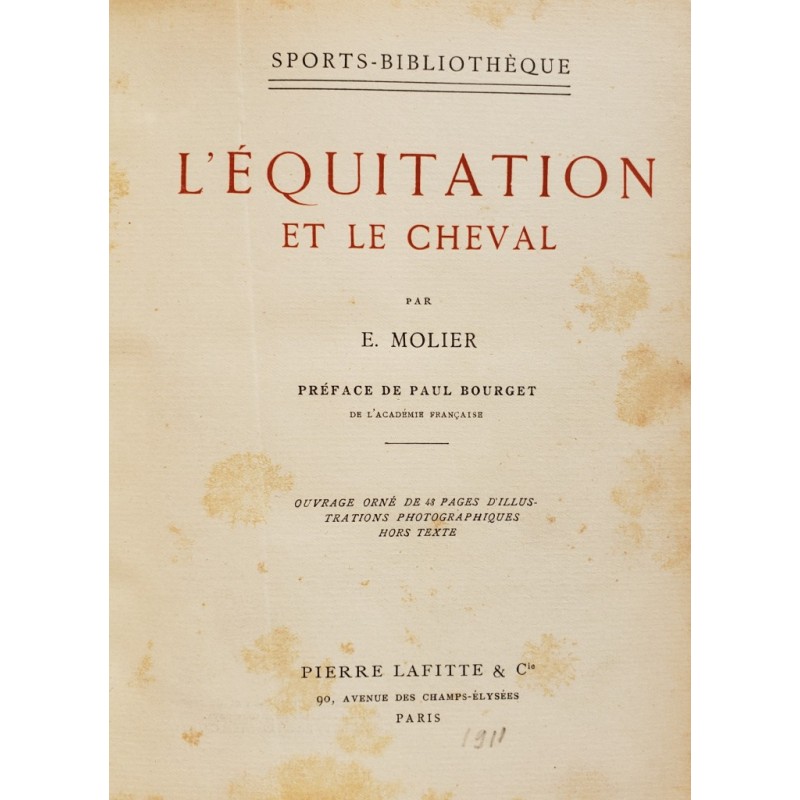 L'Equitation et le cheval