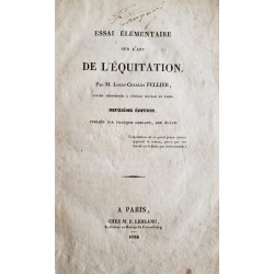 Essai élémentaire sur l'art de l'équitation (seconde édition)