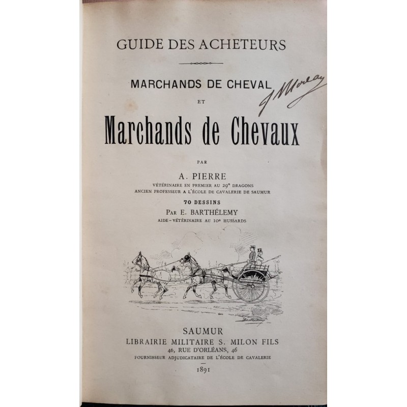 Marchands de cheval et marchands de chevaux