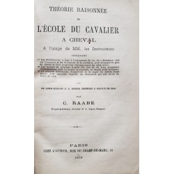 Théorie raisonnée de l'école du cavalier à cheval (vendu)