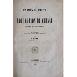 Examen du traité de locomotion du cheval relatif à l'équitation de M. J. Daudel
