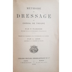 Méthode de dressage du cheval de troupe