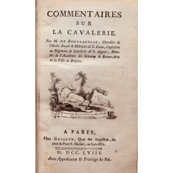 Commentaires sur la cavalerie