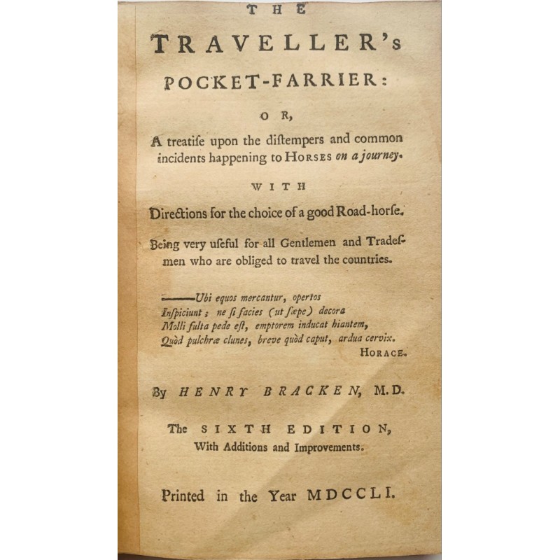 The traveller's pocket-farrier