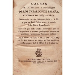 Memoria en que se trata de los caballos de Espana