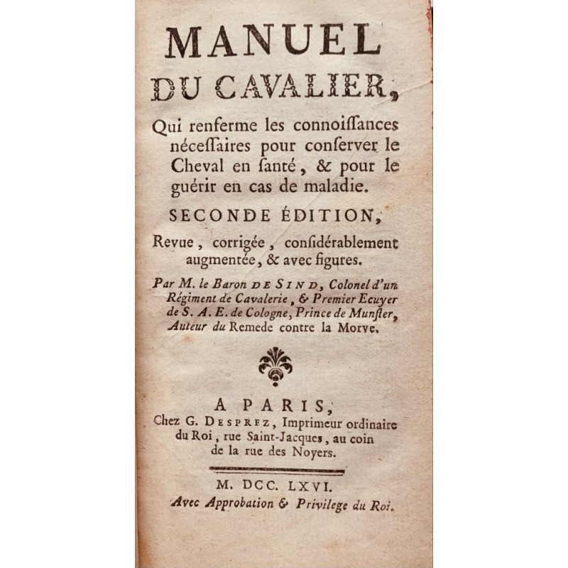 Manuel du cavalier